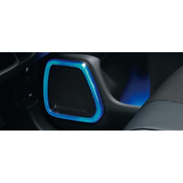 HONDA ホンダ NWGN N-WGN エヌワゴン 純正 LEDスピーカーリング&amp;ドアポケットイルミネーション ブラック内装用 2016.6〜