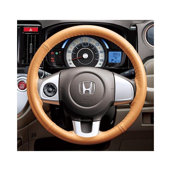 HONDA �z���_ NWGN N-WGN �G�k���S�� �z���_���� �X�e�A�����O�z�C�[���J�o�[ �^�� / �X�e�A�����O�K�[�j�b�V�����������ԗp 2016.6�`�d�l�ύX 08U98-E8S-A10A