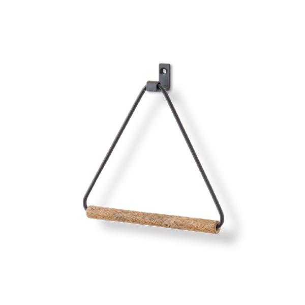 ポッシュリビング タオルハンガー ブラック 41291 | タオル掛け 木製