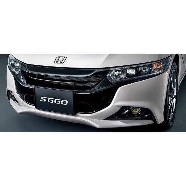 738☆　新車外しHONDA S660α フロントバンパー　ホワイトパール 738☆ 新車外しHONDA S660α フロントバンパー ホワイトパール