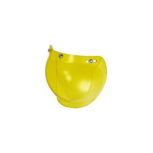 他サイト： LEAD リード工業 AR-77 汎用 バブルシールド イエロー | ヘルメット交換 3ホック ジェットヘルメットUVカット 雨 風 虫 対策 防止 パーツ オプション イエローの商品画像