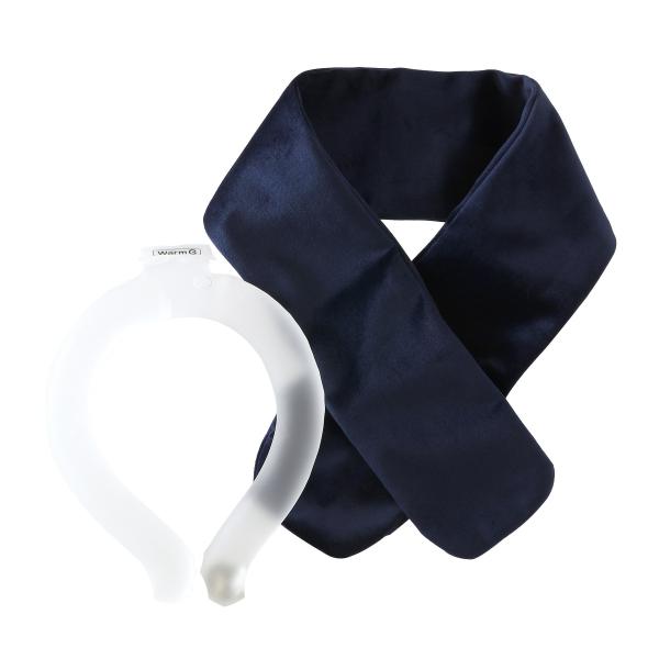 SPICE OF LIFE ウォーマーネックリング マフラー付き ネイビー不思議！10秒でぽかぽか！電池のいらない首用エコカイロ商品サイズ:直径140 d25 h180詳細サイズ:内径: 約100mm、太さ 約25mm商品重量:220gパッ...