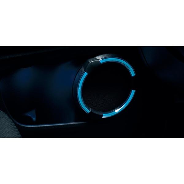 ヴェゼル／純正／LEDスピーカーリング・ドアポケットLED／ホワイト ヴェゼル HONDA ホンダ 純正 VEZEL LEDスピーカーリング＆ドアポケット