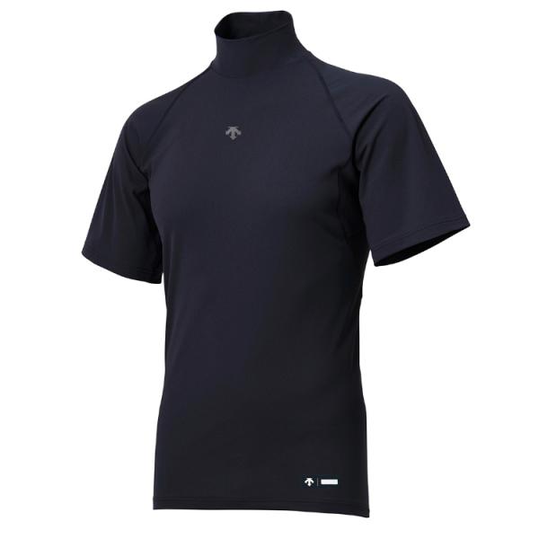 DESCENTE（デサント） ハイネック半袖アンダーシャツ ネイビー XO