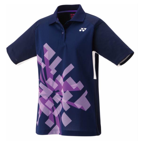 YONEX バドミントンゲームシャツ L ネイビー YONEX（ヨネックス） ウィメンズゲームシャツ ネイビーブルー L 20889