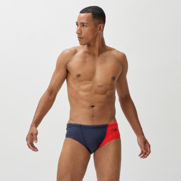 speedo スピード FUN PIECE T-S BOX NV*RD Sサイズ ST42303 NR | スポーツ 水着 スイムウェア ビキニ ボックス メンズ トレーニング 耐塩素性 ショート丈