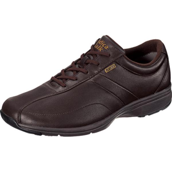 ASAHI アサヒシューズ メディカルウォークMF D.BR 23.5 KV77041 | ファッション メンズ 紳士用 シューズ 靴 男性 紳士靴 男性向け 内側にファスナー付き 普段履き ウォーキング用 軽量 光沢 お出掛け 通勤 反射材 清潔 脱ぎ履き簡単 反発弾性 負担軽減 ASAHI アサヒシューズ メディカルウォークMF D.BR 23.5 KV77041