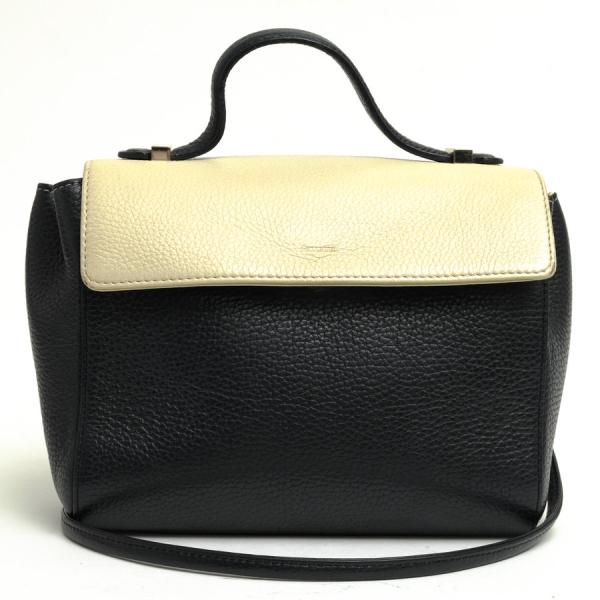 BELLMER ベルメール ハンドバッグ PRAHA 牛革 シボ革 シュリンクレザー