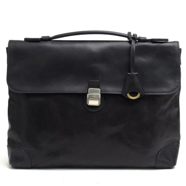 ○アニアリ aniary ニューアイディアルレザー New Ideal Leather 牛革 ビジネスバッグ 11-01003 フラップ式 迷彩・カモフラージュ  中古 aniary（アニアリ） ビジネスバッグ 11-01003 ニューアイディアル