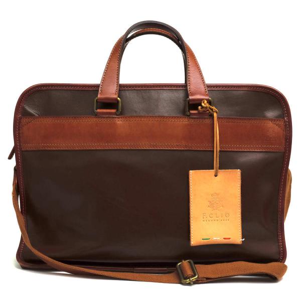 ○エフクリオ F.CLIO 牛革 ビジネスバッグ 97442 ベジタブルタンニン鞣し 2WAY ショルダーバッグ メンズ 【中古】 中古 F.CLIO エフクリオ ビジネスバッグ 97442 牛革 ベジタブルタンニン鞣し