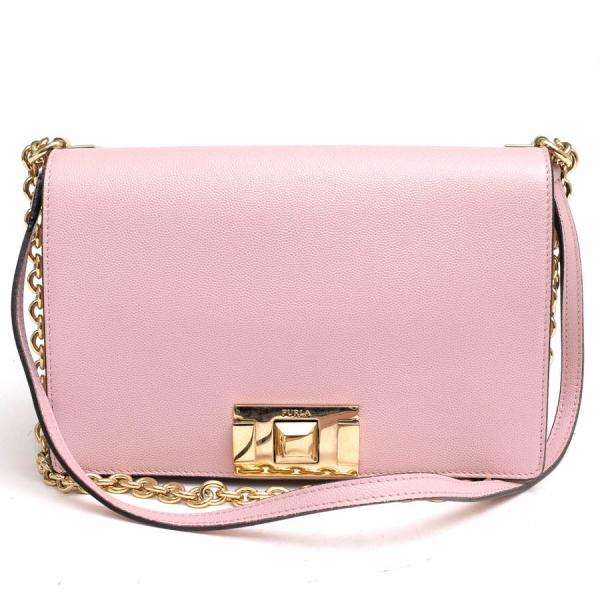 ○フルラ FURLA 牛床革 ラミネート加工 ショルダーバッグ F7791 285028 MIMI MINI CROSSBODY ミミ ミニ クロスボディバッグ フラッ 中古 FURLA（フルラ） ショルダーバッグ F7791 285028 MIMI MINI CROSSBODY