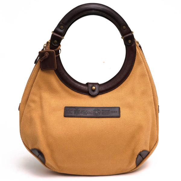 美品　Felisi フェリージ ワンショルダー ハンドバッグ　オールレザー　肩掛 Felisi（フェリージ） ハンドバッグ 9333 麻 リネン 一部牛革 肩掛け