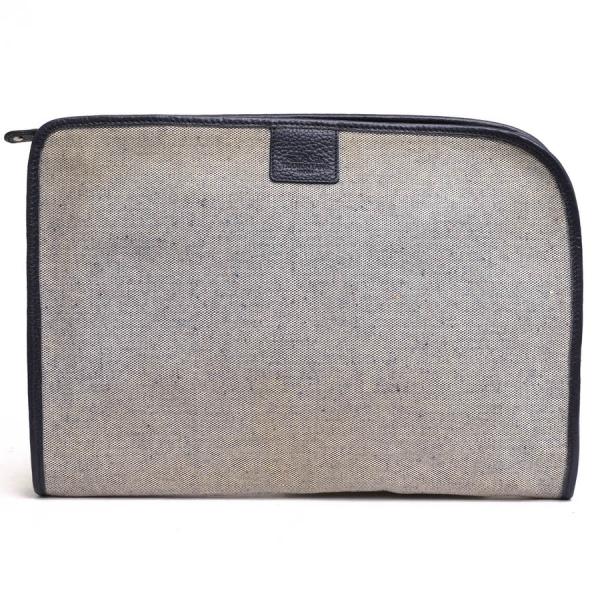 TRAMONTANO  クラッチバッグ　ブラウン 極美品】トラモンターノ クラッチバッグ レザー 本革 ダーク