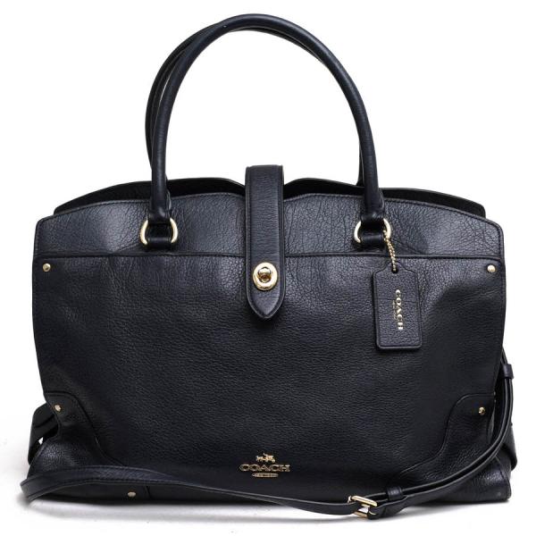 ○コーチ COACH グレインレザー 牛革 トートバッグ 37167 Mercer Satchel In Grain Leather マーサー サッチェル シボ革 シュリン  中古 COACH（コーチ） トートバッグ 37167 Mercer Satchel In Grain Leather