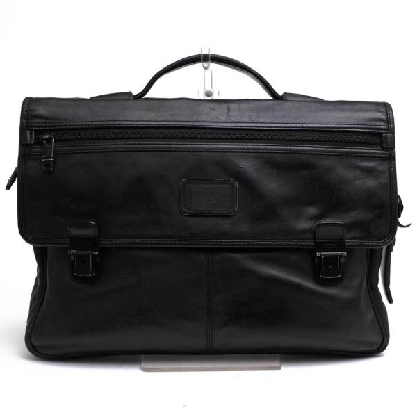 TUMI（トゥミ） ビジネスバッグ 96167DH Leather Slim Flap Brief