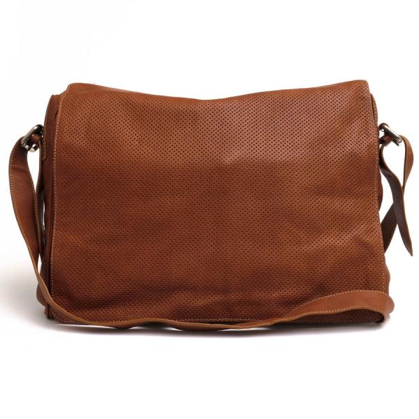 ZANELLATO ザネラート ショルダーバッグ 牛革 カーフ パンチングレザー