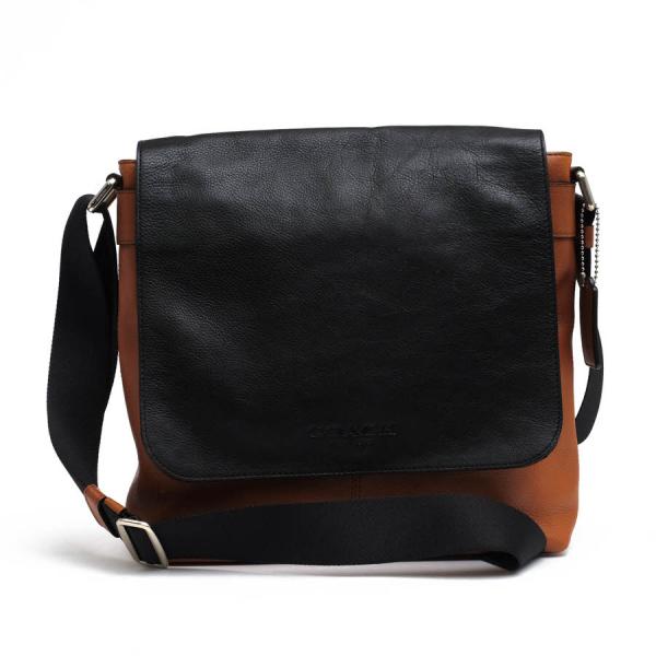 ○コーチ COACH スポーツカーフ 牛革 ショルダーバッグ F72108 Sullivan Small Messenger In Sport Calf サリバン スモールメッセ  中古 COACH（コーチ） ショルダーバッグ F72108 Sullivan Small Messenger