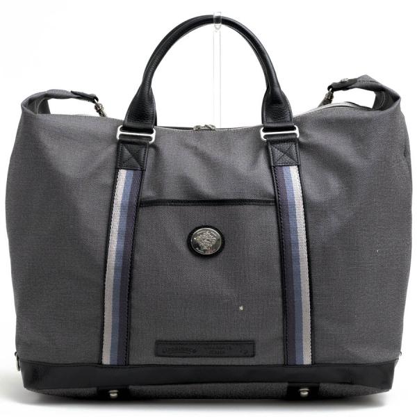【新品未使用品】Orobiancoナイロン黒ボストンバッグ ロゴ入り Orobianco orobianco オロビアンコ ボストンバッグ 20周年記念