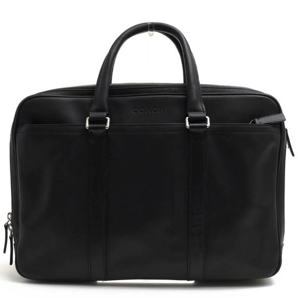 ○コーチ COACH 牛革 カーフ ビジネスバッグ F71065 Lexington Leather Commuter レキシントン レザー ダブルジップトップ・コミュ 中古 COACH（コーチ） ビジネスバッグ F71065 Lexington Leather Commuter
