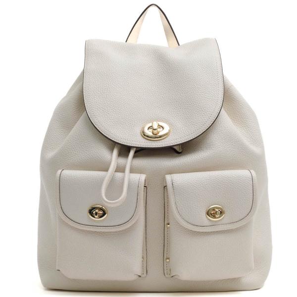 COACH（コーチ） リュック 37582 TURNLOCK RUCKSACK IN PEBBLE LEATHER