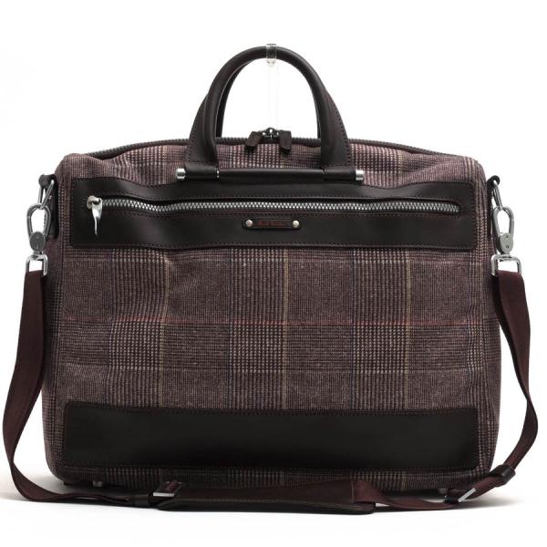 ○ポールスミス Paul Smith  ビジネスバッグ SOFT COLLECTION ソフトコレクション グレンチェック柄 2WAY ショルダーバッグ メンズ 中古 desir-store_d8617