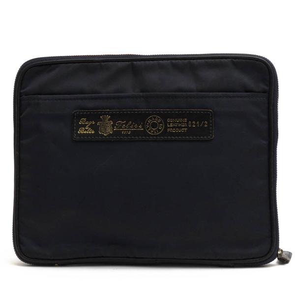 Felisi フェリージ ポーチ セカンドバッグ 889 美品】Felisi フェリージ クラッチバッグ セカンドバッグ ネイビー889