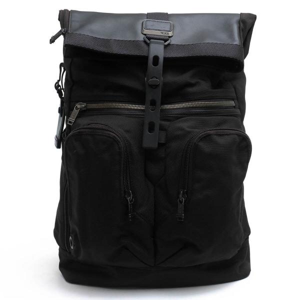 ○トゥミ TUMI バリスティックナイロン ナパレザー 牛革 リュック 232388D Alpha Bravo London Rolltop backpack アルファ ブラボ  中古 TUMI（トゥミ） リュック 232388D Alpha Bravo London Rolltop