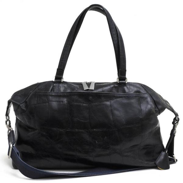 美品✨ アニアリ クロコ型押し レザー ボストンバッグ aniary（アニアリ） ボストンバッグ 08-06000 ICLボストン オリジナル