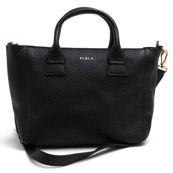 ○フルラ FURLA 牛革 トートバッグ F6855/S4 CAPRICCIO S TOTE カプリッチョ シボ革 シュリンクレザー レディース 【中古】 中古 FURLA（フルラ） トートバッグ F6855/S4 CAPRICCIO S TOTE
