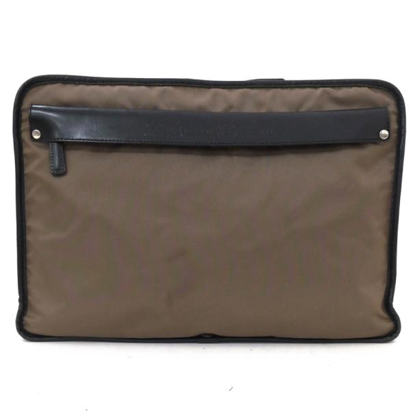 ○フェリージ Felisi 伊リモンタ社ナイロン バケッタレザー 牛革 セカンドバッグ/クラッチバッグ 907 メンズ 【中古】 中古 Felisi（フェリージ） セカンドバッグ/クラッチバッグ 907 伊リモンタ