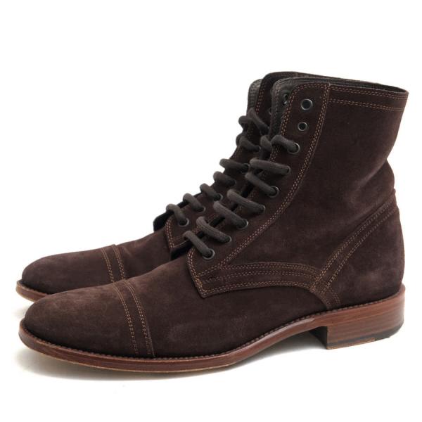 ○マックスヴェッレ MAXVERRE  レースアップブーツ 232 キャップトゥ レザーソール メンズ 【中古】 中古 desir-store_t0095
