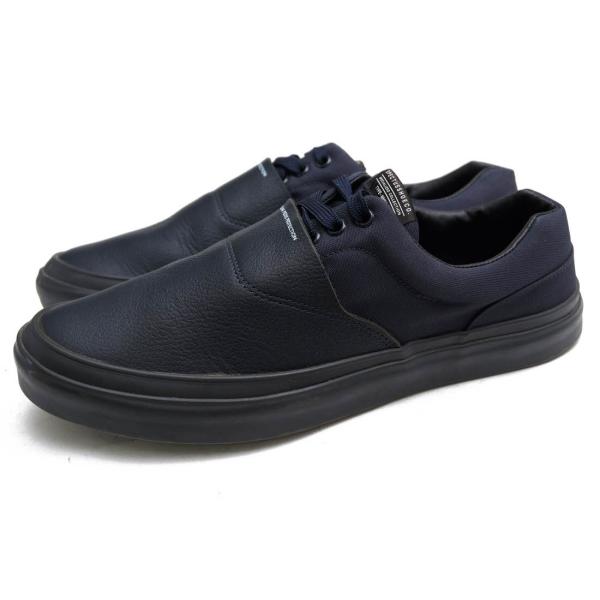 ○スペクタス SPECTUSSHOECO. 牛革 ステア デュポン社 コーデュラナイロン ローカットスニーカー SSC1912004 SOLID KICKS 07 スリ  中古 desir-store_t2403