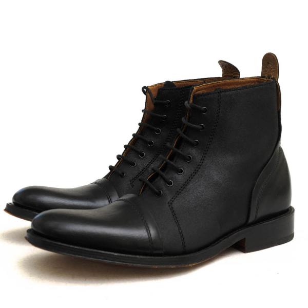 グレンソン　ブーツ　8 黒　GRENSON Black floodlight grenson-112729-2.jpg