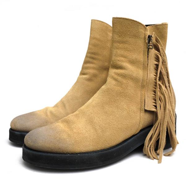 glamb（グラム） サイドジップブーツ GB0220 AC05 Fringe boots