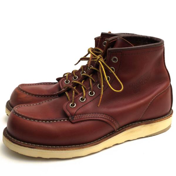 ○レッドウィング RED WING Copper Worksmith クーパー ウォークスミス 牛革 ワークブーツ 9106 Heritage 6inch MOC Toe IRISH SET 中古 RED WING SHOES（レッドウィング） RED WING ワークブーツ 9106