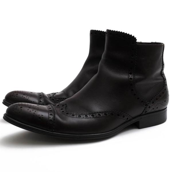 DOLCE&GABBANA DOLCE&GABBANA ドルガバ サイドジップブーツ DOLCE&GABBANA DOLCE&GABBANA ドルガバ サイドジップブーツ