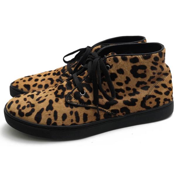 ○ドルガバ DOLCE＆GABBANA ハラコ デザートブーツ ハイカットスニーカー CS1322 AP653 89853 SNEAKERS PONY ST.LEO+VIT.NAPPA レ  中古 DOLCE&GABBANA（ドルチェ & ガッバーナ） ドルガバ ハイカット