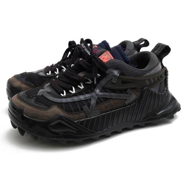 オフホワイト／Off-White シューズ スニーカー 靴 ローカット メンズ 男性 男性用 ナイロン レザー 革 本革 ブラック 黒  Odsy-1000 Low-Top Sneakers ダッドスニーカー スタッズ Off-White オフホワイト ローカットスニーカー Odsy-1000 Low-Top