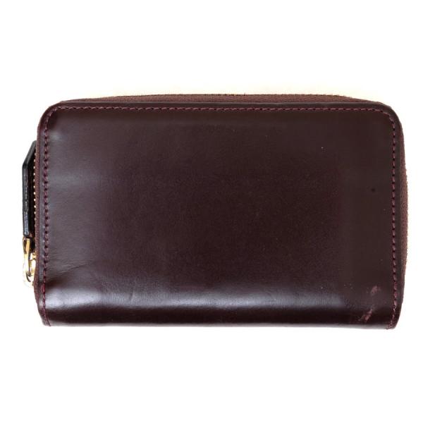 ○ココマイスター COCOMEISTER UKブライドルレザー 牛革 財布 ジョージブライドル ファスナー小銭入れ ラウンドジップ ラウンドフ  中古 COCOMEISTER ココマイスター 財布 ジョージブライドル ファスナー小銭