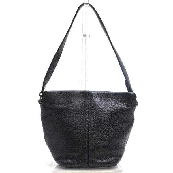 HIROFU（ヒロフ） ショルダーバッグ 牛革 Hロゴ シボ革 シュリンク