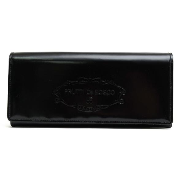 【新品】フルッティディボスコ アルバ オリヴィア 長財布 ハッピーハート付 黒 新品】フルッティディボスコ アルバ オリヴィア 長財布 ハッピーハート