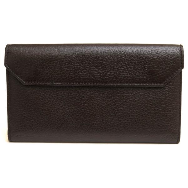 ダニエル＆ボブ／Daniel＆Bob 長財布 財布 ウォレット メンズ 男性 男性用レザー 革 本革 ダークブラウン 茶 ブラウン  CASTELLO ALCE カステーロ アルチェ 小銭入れあり 三つ折り シボ革 シュリンクレザー desir-store_w6573