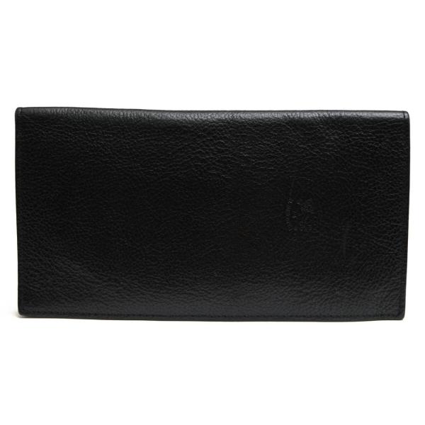 ○イルビゾンテ IL BISONTE バケッタレザー 牛革 長財布 C0616..P 小銭入れあり 二つ折り シボ革 シュリンクレザー メンズ 【中古  中古 IL BISONTE（イルビゾンテ） 長財布 C0616..P バケッタレザー 牛革