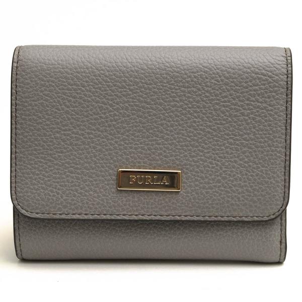○フルラ FURLA ペブルドレザー 牛革 財布 PBG2RZY RITZY M TRIFOLD リッツィー エム トライフォールド 三つ折り 小銭入れあり レ  中古 FURLA（フルラ） 財布 PBG2RZY RITZY M TRIFOLD リッツィー エム