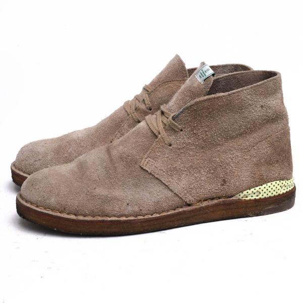 ○ビズビム VISVIM UK産カーフスエード 牛革 SAND サンド チャッカブーツ ISDT BOOTS-FOLK デザートブーツ メンズ 【中古】 中古 desir-store_x6504