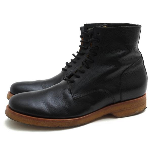 ○ブッテロ BUTTERO 牛革 カーフ レースアップブーツ B4084 KEBRO プレーントゥ クレープソール メンズ 【中古】 中古 BUTTERO（ブッテロ） レースアップブーツ B4084 KEBRO 牛革 カーフ