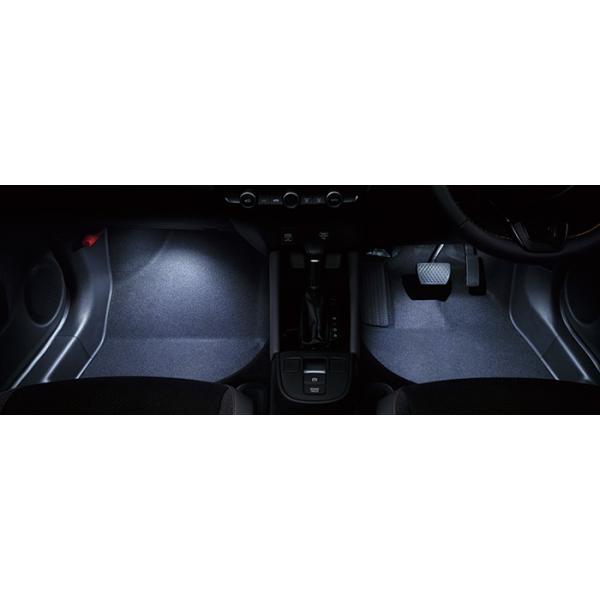 フィット HONDA ホンダ 純正 フットライト ホワイト／キャンドル