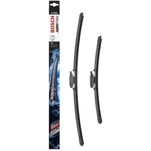 BOSCH ボッシュ ワイパーブレード 輸入車用 Aerotwin エアロツイン 2本 セット 600 / 400 mm A116S 3397007116 | 