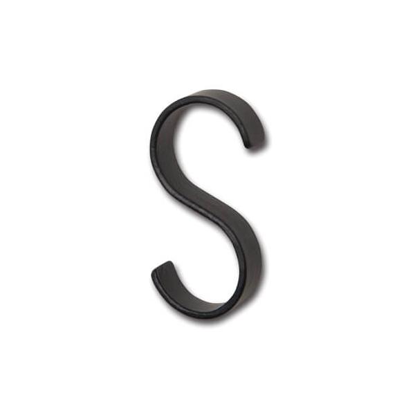 ポッシュリビング SフックL ブラック 63173 | S字フック アイアン フック ディスプレイ パーツ レトロ DIY 吊り下げ 収納 ヴィンテージ おしゃれ シンプル