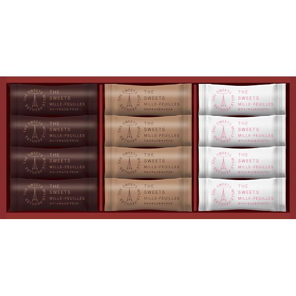 ザ・スウィーツ ミルフィーユ 12個 SMF15 | 24-0067-054食品 スイーツ おやつ 菓子 洋菓子 ミルフィーユ キャラメル ストロベリー ホワイトチョコ 挨拶